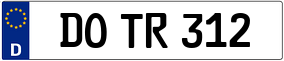 Truck License Plate